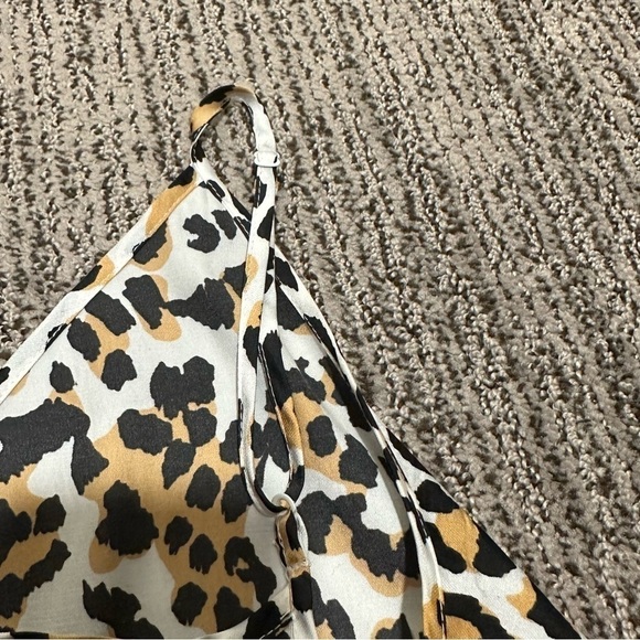 Aritzia Babaton Satin Cheetah Print Tank Top - Picture 9 of 10